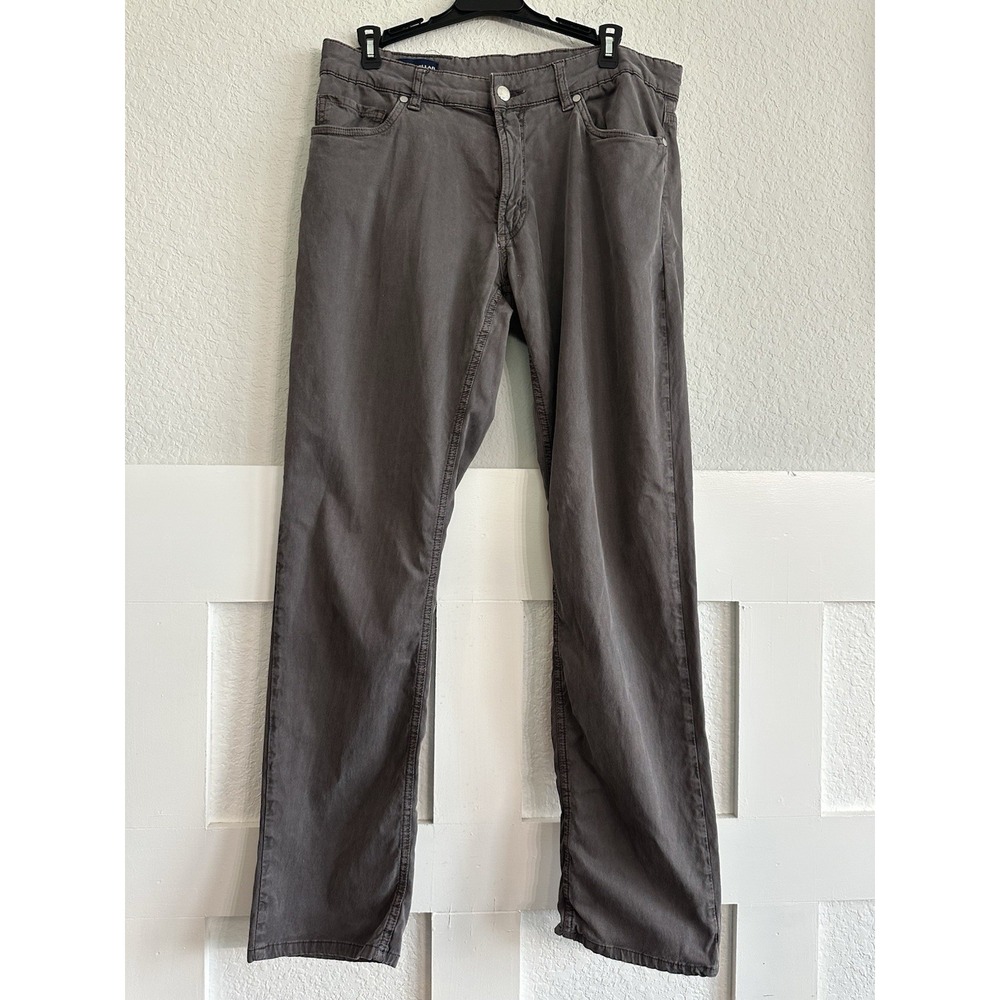 Peter Millar Wayfare 5 Pocket Pants 34x30 Brown Straight Leg Chino Trousers